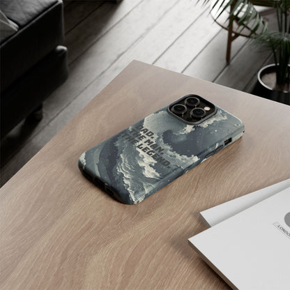"Dad. The Man. The Legend" Mobile Phone Case (grey)