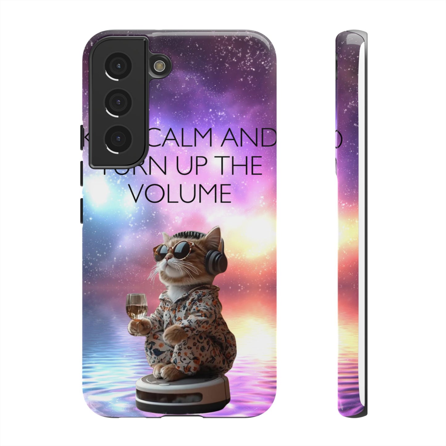 "Keep calm and turn up the Volume" Mobile Phone Case (mix)