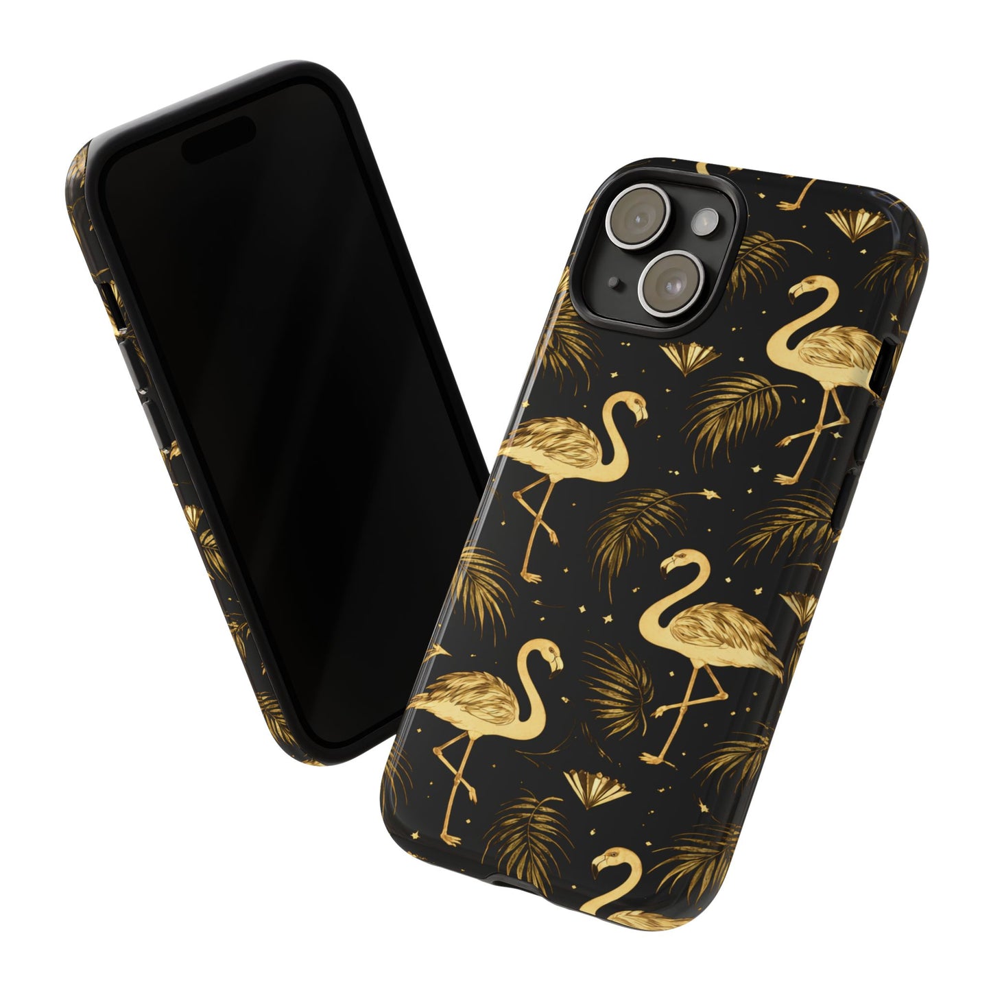 "Gold Flamingo" Mobile Phone Case