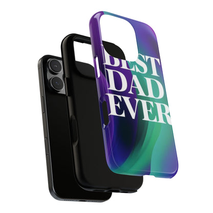 "Best Dad Ever" Mobile Phone Case (purple)