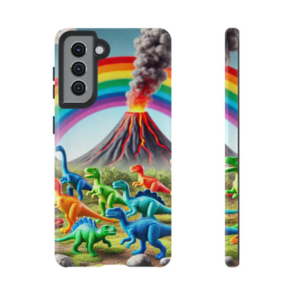 "Rainbow Dinosaurs" Mobile Phone Case