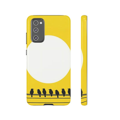 "The Feathered Assembly - Yellow" Mobile Phone Case