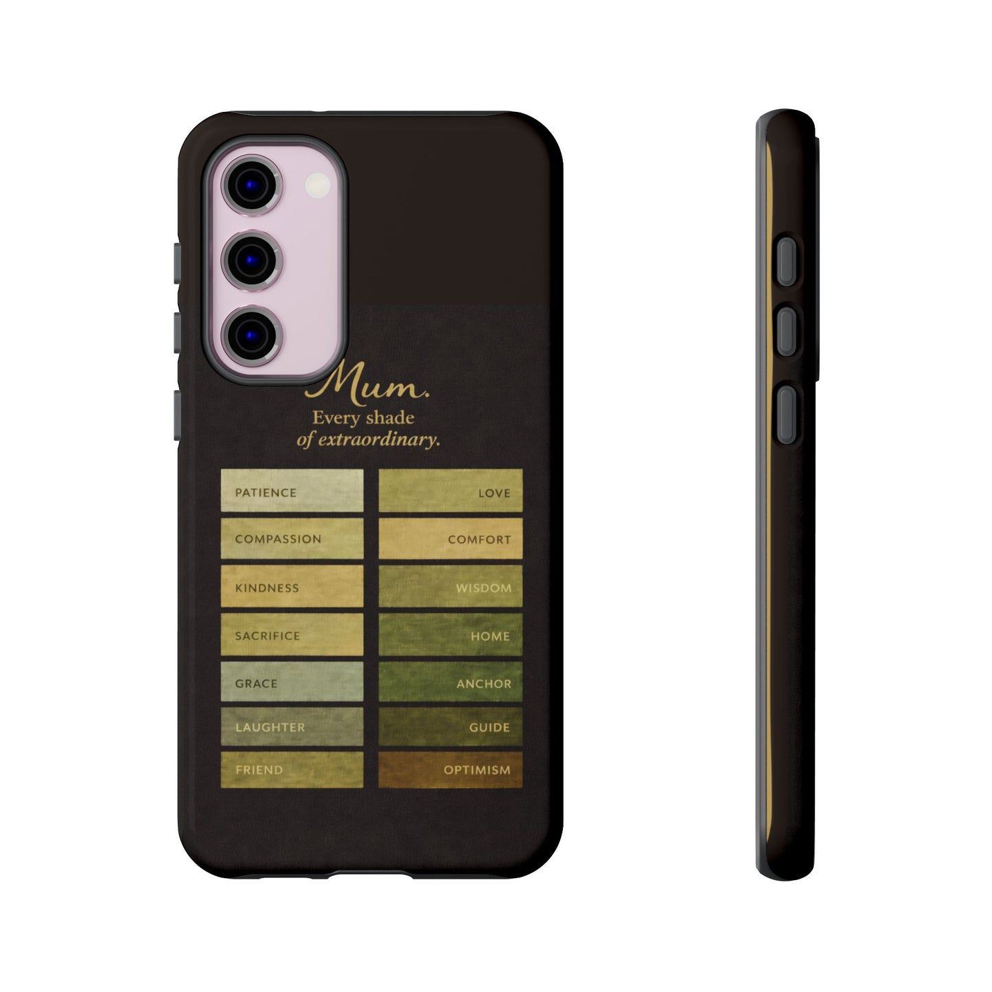 "Every Shade of Extraordinary" Mobile Phone Case (green)