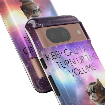 "Keep calm and turn up the Volume" Mobile Phone Case (mix)
