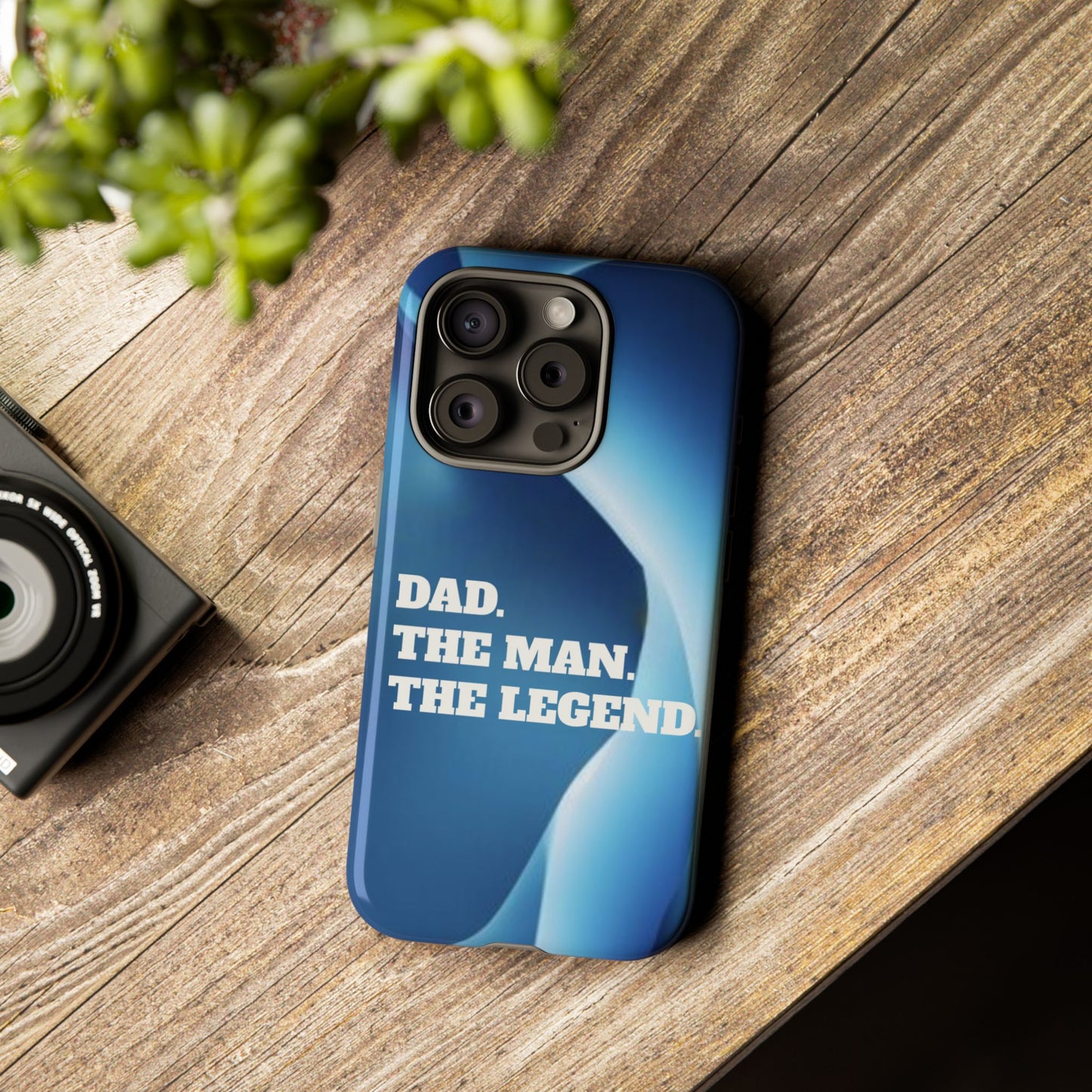 "Dad.  The Man.  The Legend" Mobile Phone Case (blue)