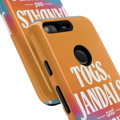 "Togs, Jandals and Sunnies" Mobile Phone Case