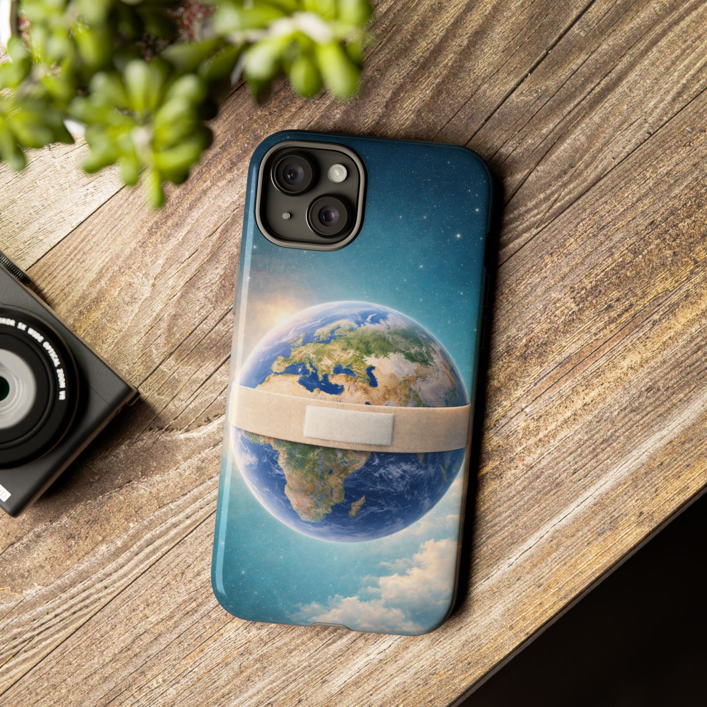 Earth Band Tough Case — Protective Planet Phone Case with Global Design