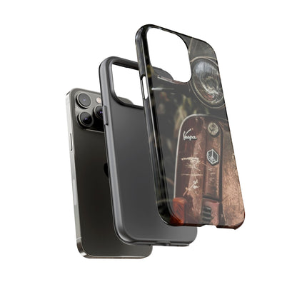 "Vespa. Old Soul, Full Tank" Mobile Phone Case