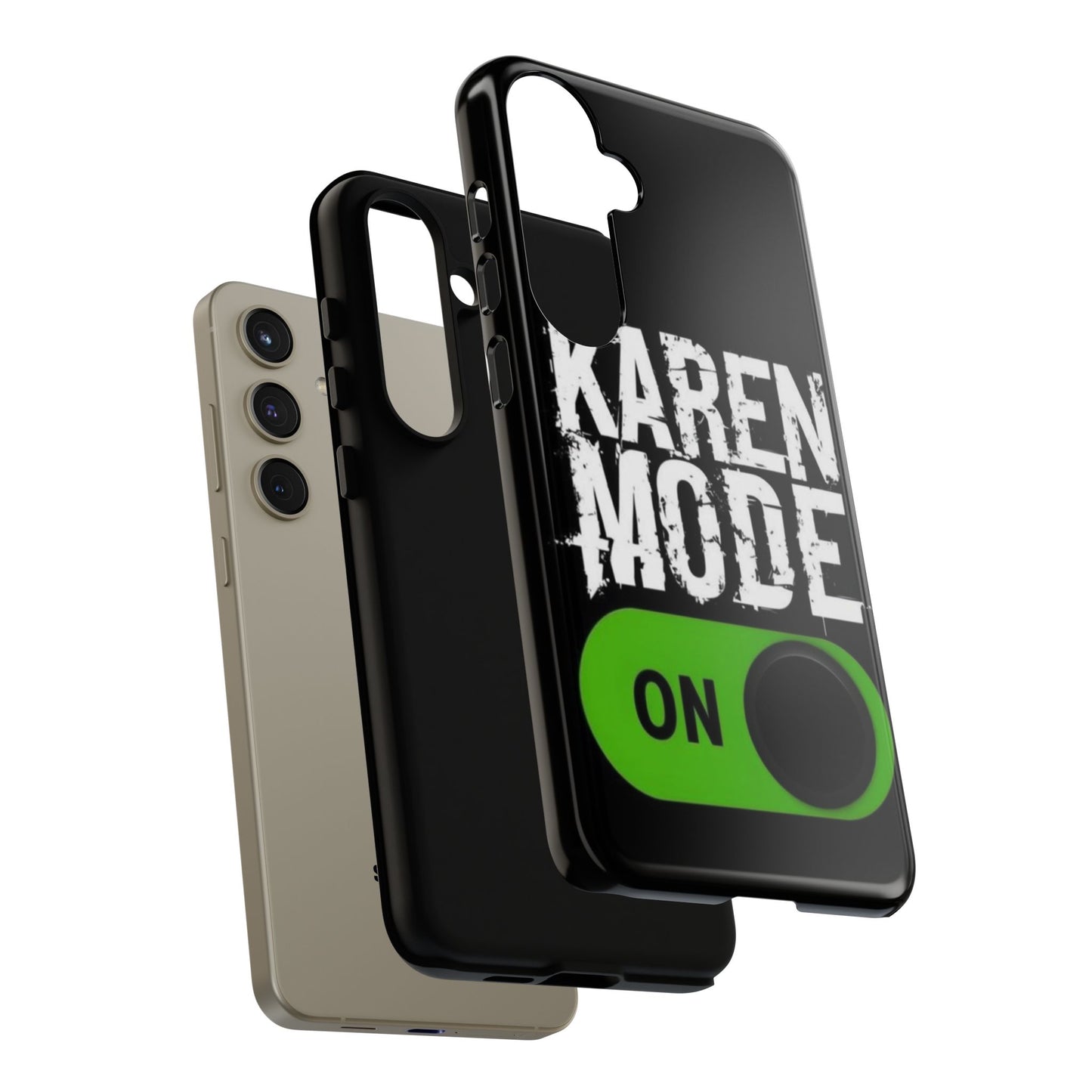 "Karen Mode On" Mobile Phone Case (green)