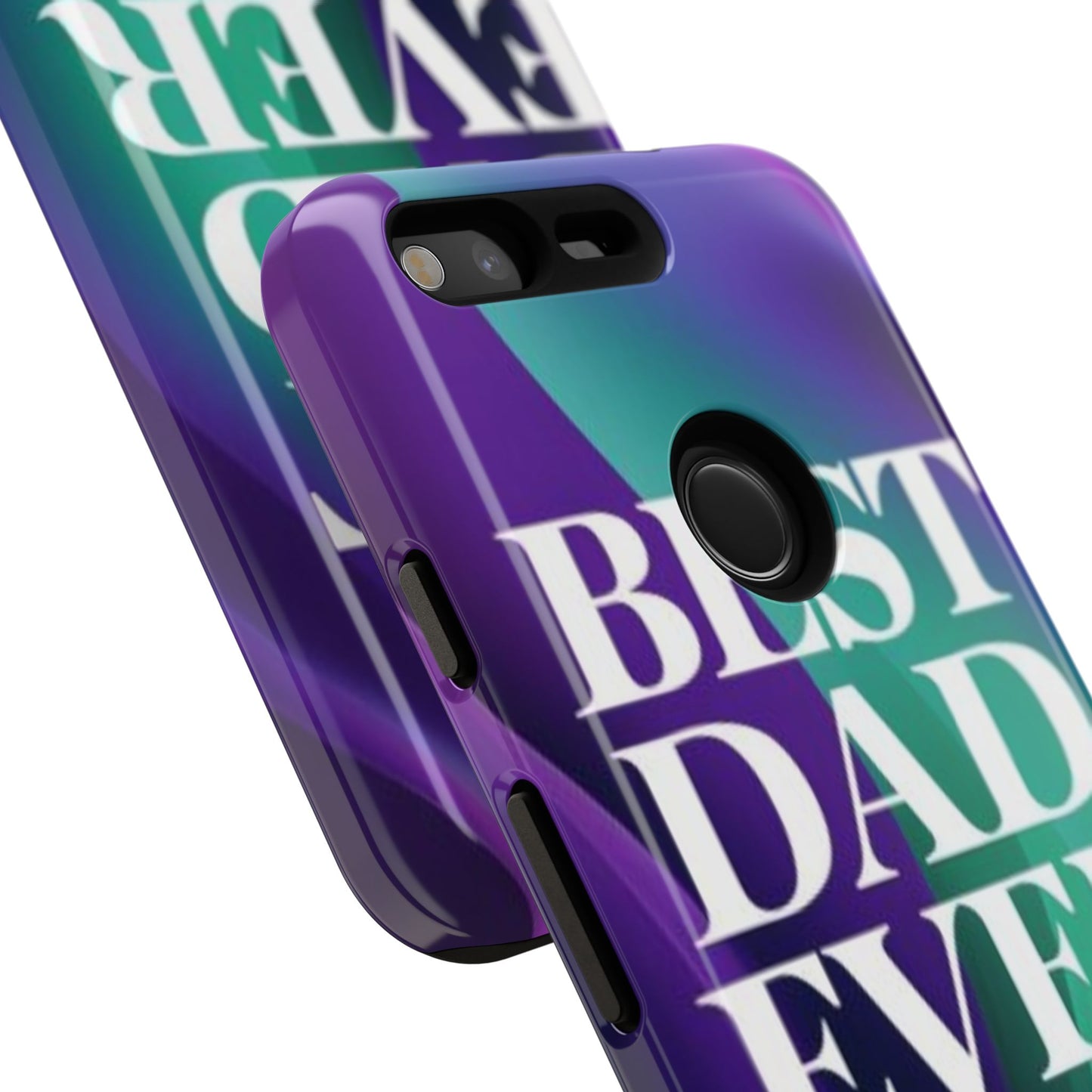 "Best Dad Ever" Mobile Phone Case (purple)