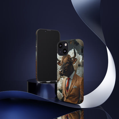 "The Genteel Bull" Mobile Phone Case