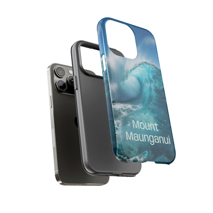 "Mount Maunganui" Mobile Phone Case (green)