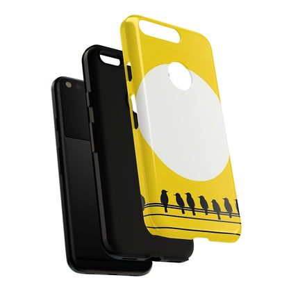"The Feathered Assembly - Yellow" Mobile Phone Case