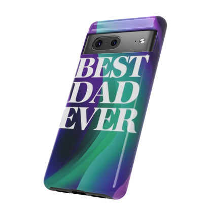 "Best Dad Ever" Mobile Phone Case (purple)