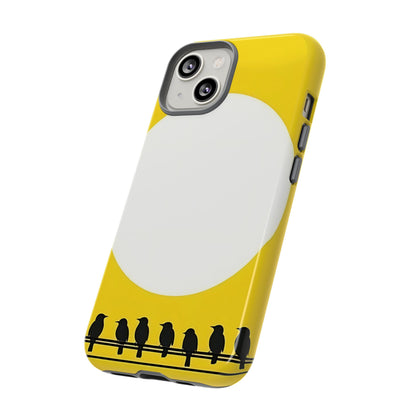 "The Feathered Assembly - Yellow" Mobile Phone Case