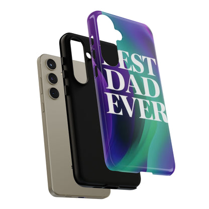 "Best Dad Ever" Mobile Phone Case (purple)