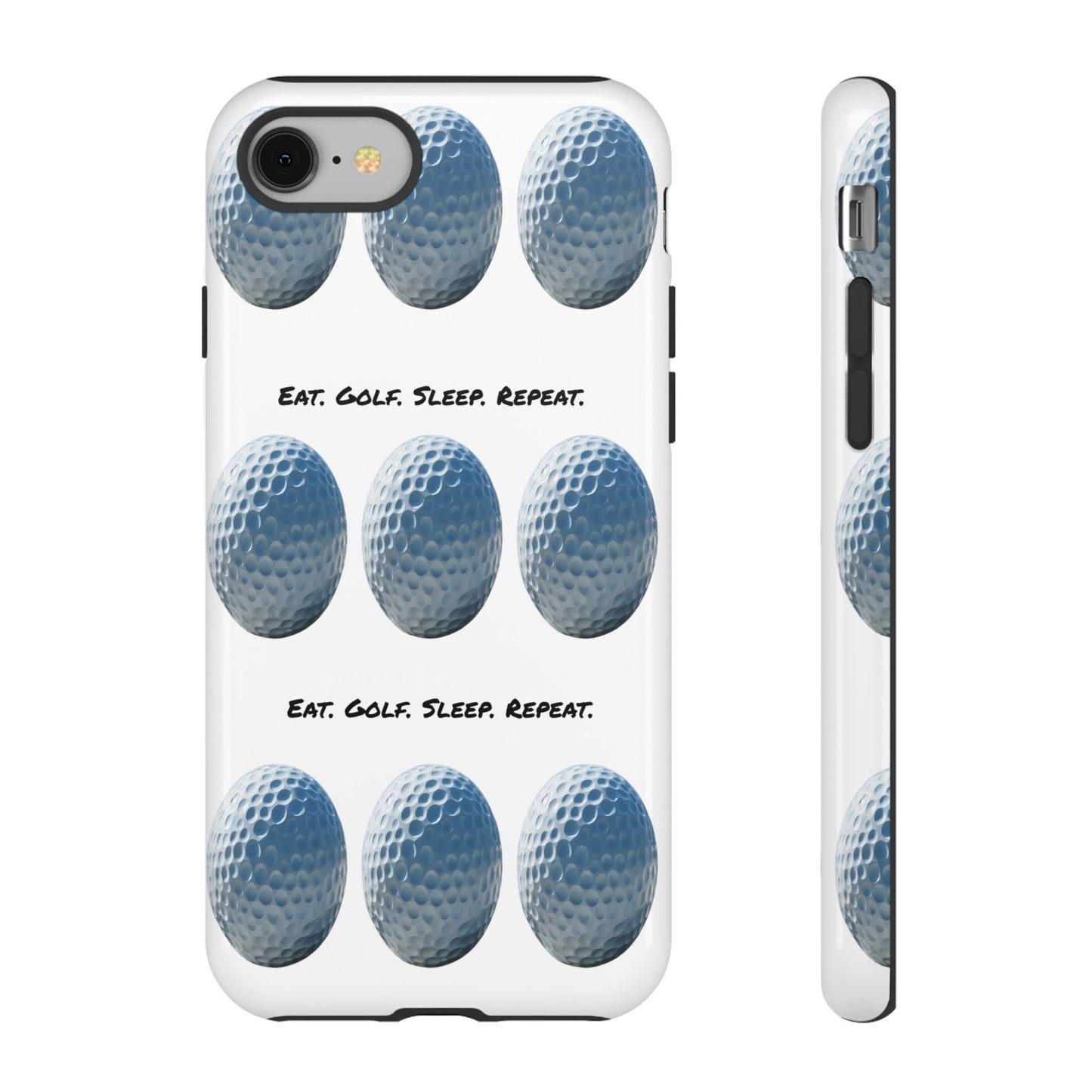 "Eat. Golf. Sleep. Repeat." Mobile Phone Case