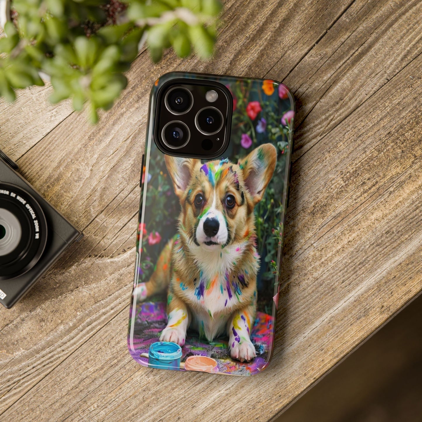"Paint It Corgi" Mobile Phone Case