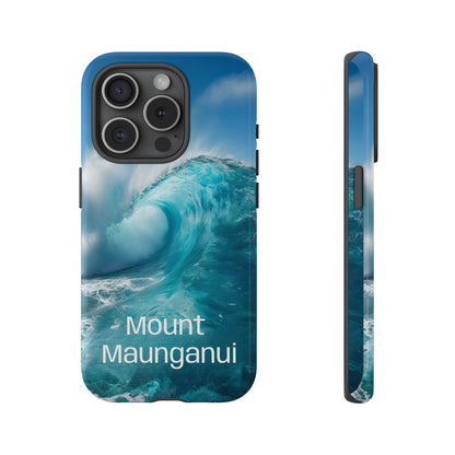 "Mount Maunganui" Mobile Phone Case (green)
