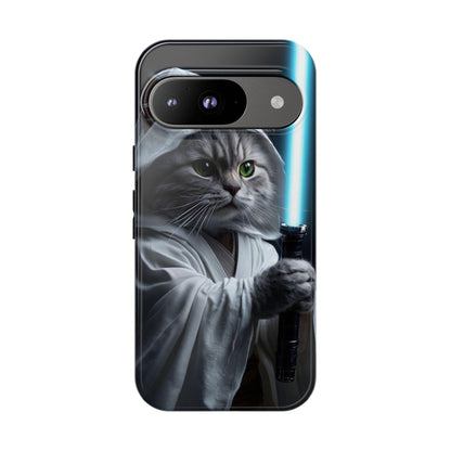 "Jedi Whisker" Mobile Phone Case (blue light sabre)