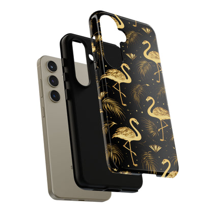 "Gold Flamingo" Mobile Phone Case