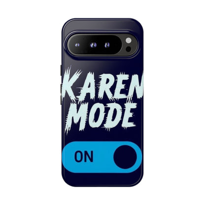 "Karen Mode On" Mobile Phone Case (blue)