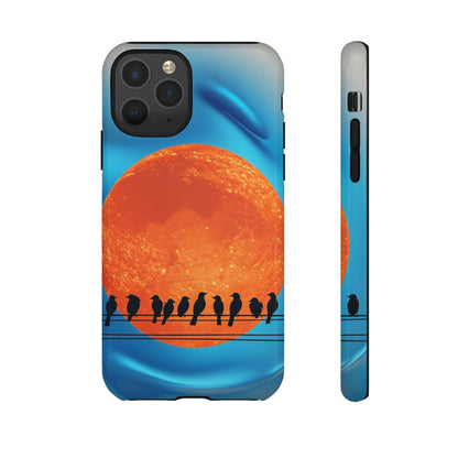 "The Feathered Assembly" Mobile Phone Case (orange)