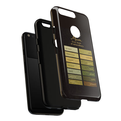 "Every Shade of Extraordinary" Mobile Phone Case (green)