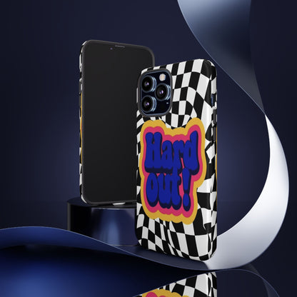 "Hard Out" Mobile Phone Case (blue)
