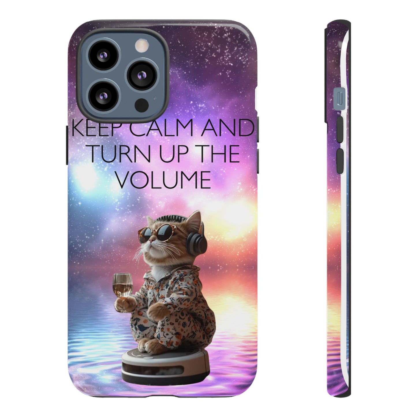 "Keep calm and turn up the Volume" Mobile Phone Case (mix)