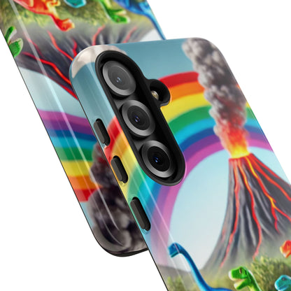 "Rainbow Dinosaurs" Mobile Phone Case