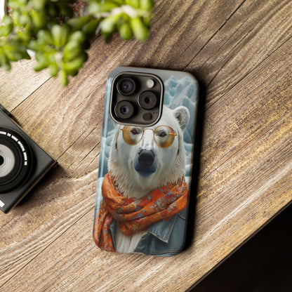 "Urban Zen Polar Bear" Mobile Phone Case