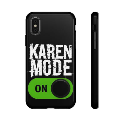 "Karen Mode On" Mobile Phone Case (green)