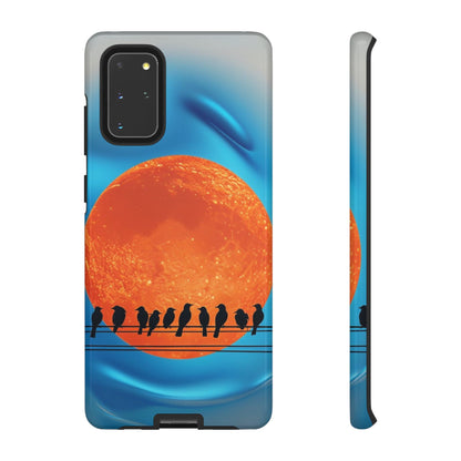 "The Feathered Assembly" Mobile Phone Case (orange)