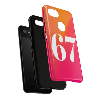 "67" Mobile Phone Case