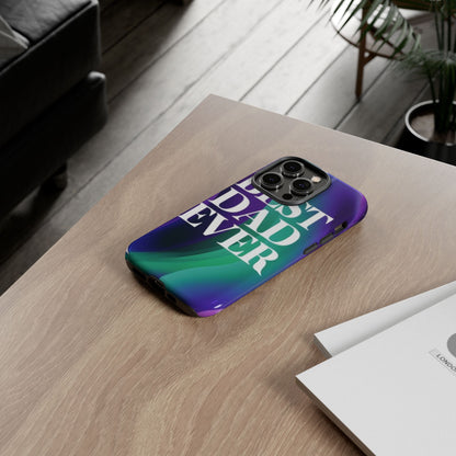 "Best Dad Ever" Mobile Phone Case (purple)