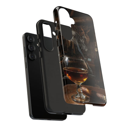 "Hot Whiskey and Cigar" Mobile Phone Case