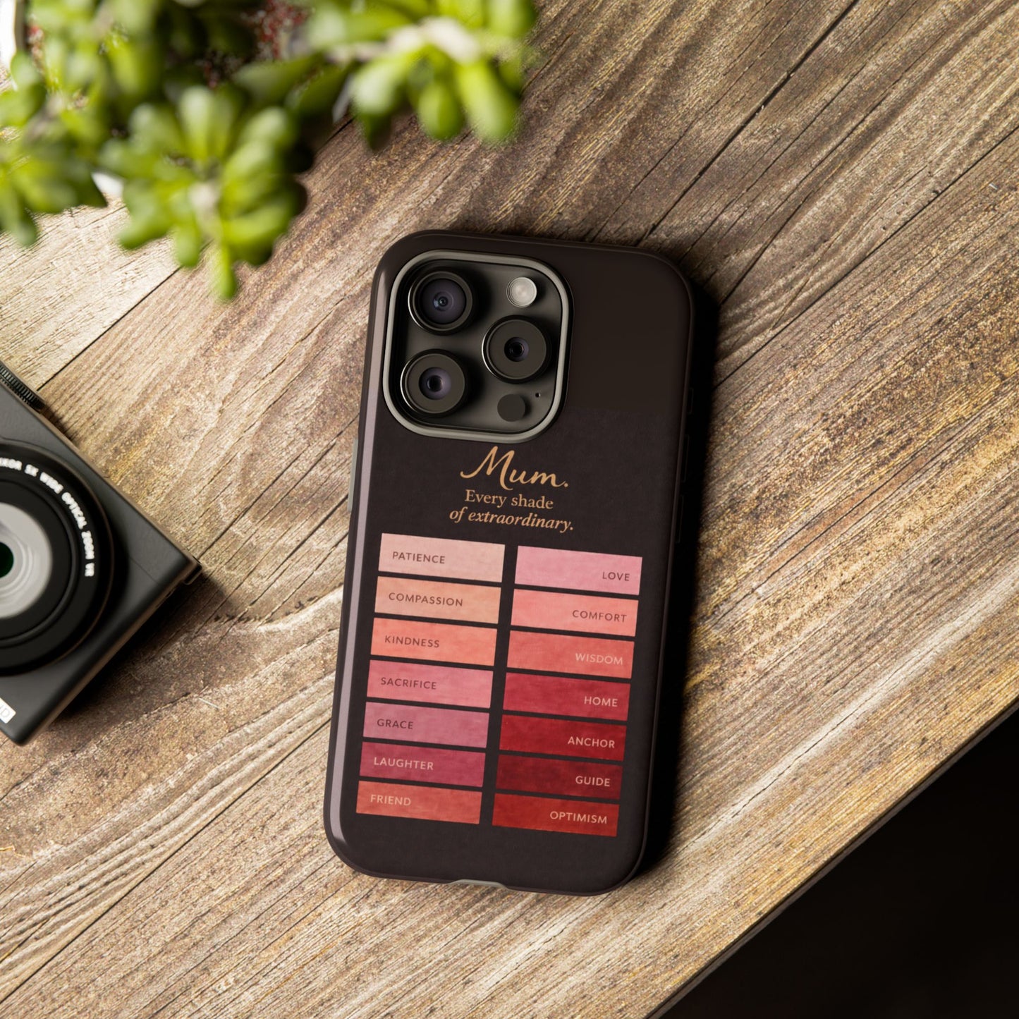 "Every Shade of Extraordinary" Mobile Phone Case (blush)