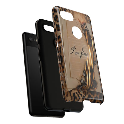 "I Am Fine" Mobile Phone Case