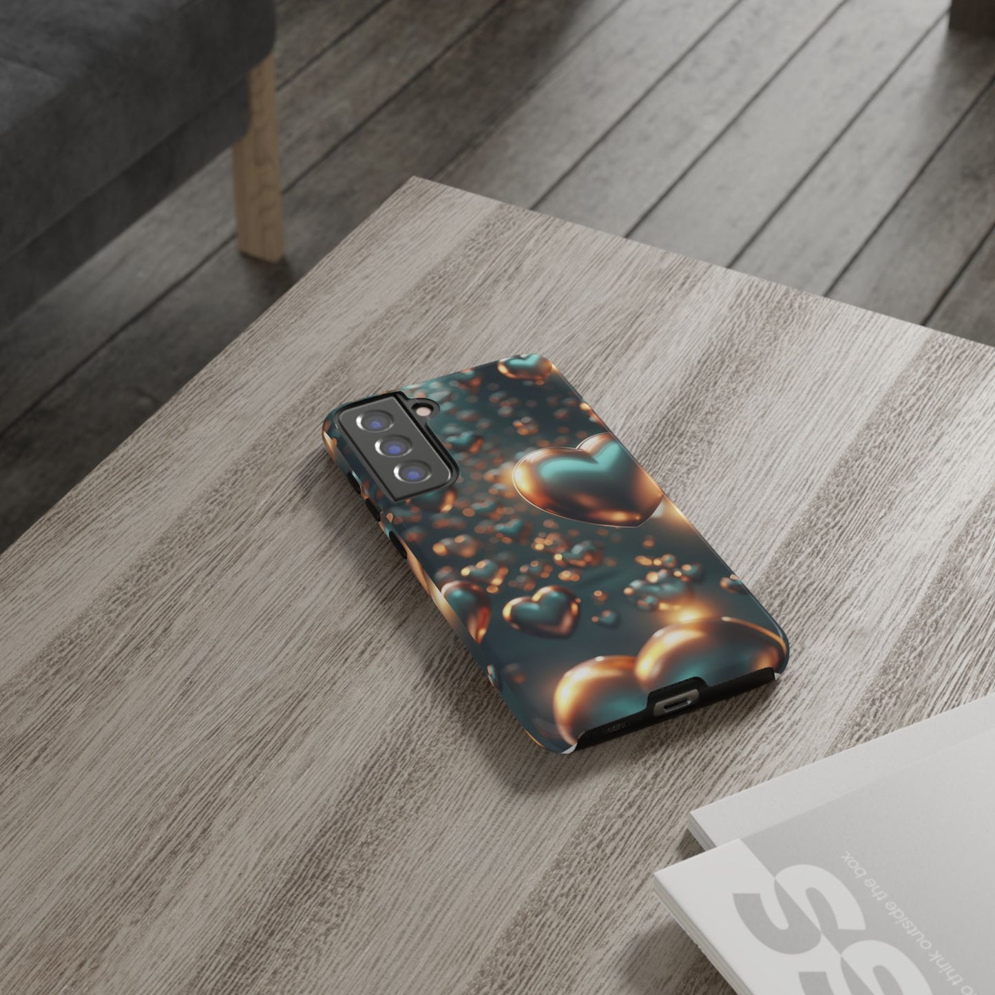 "Hearts on Repeat" Mobile Phone Case