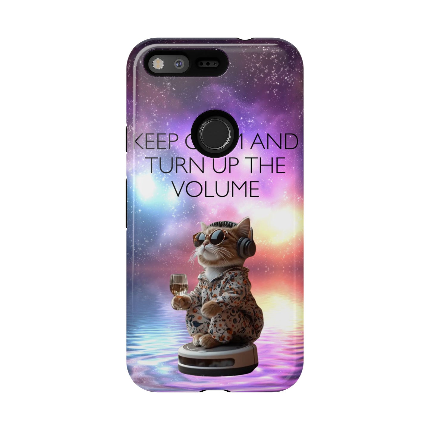 "Keep calm and turn up the Volume" Mobile Phone Case (mix)