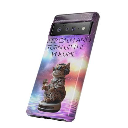 "Keep calm and turn up the Volume" Mobile Phone Case (mix)