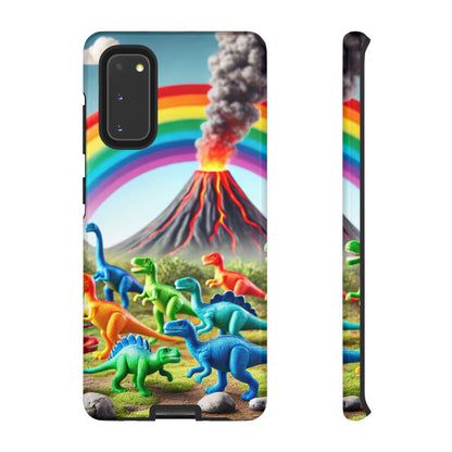 "Rainbow Dinosaurs" Mobile Phone Case