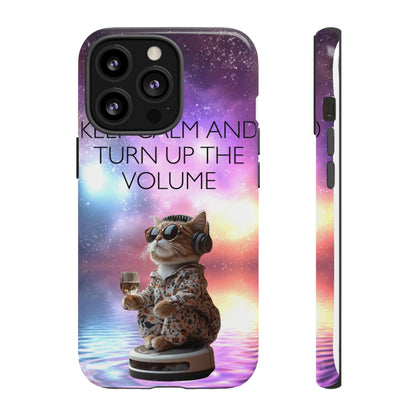 "Keep calm and turn up the Volume" Mobile Phone Case (mix)
