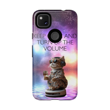 "Keep calm and turn up the Volume" Mobile Phone Case (mix)