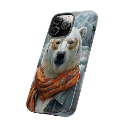 "Urban Zen Polar Bear" Mobile Phone Case