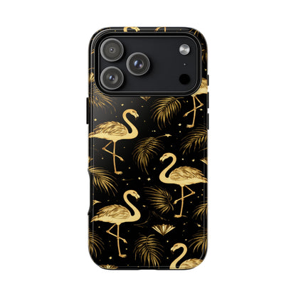 "Gold Flamingo" Mobile Phone Case