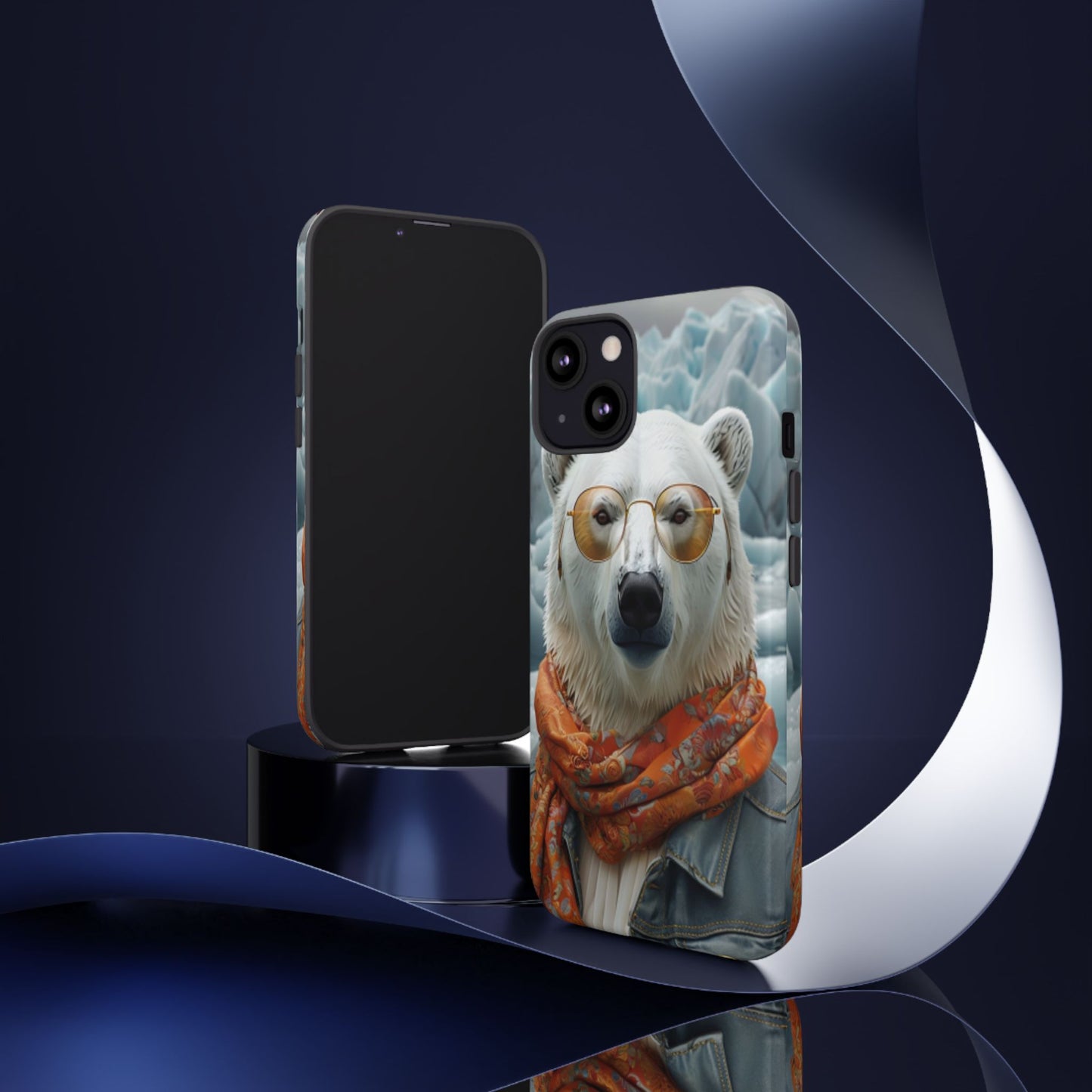 "Urban Zen Polar Bear" Mobile Phone Case