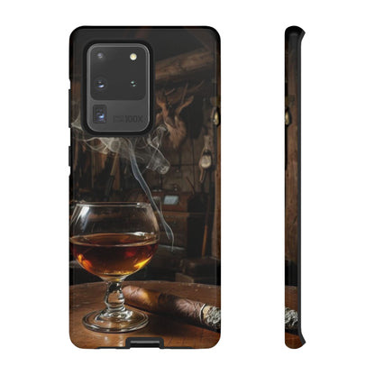 "Hot Whiskey and Cigar" Mobile Phone Case