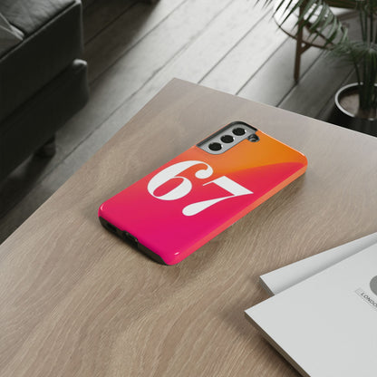 "67" Mobile Phone Case